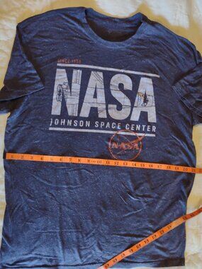 NASA Johnson Space Center Blue T-shirt XL